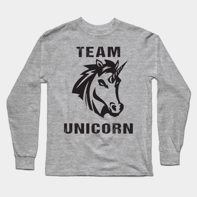 Team Unicorn Long Sleeve T-Shirt by GnarllyMama